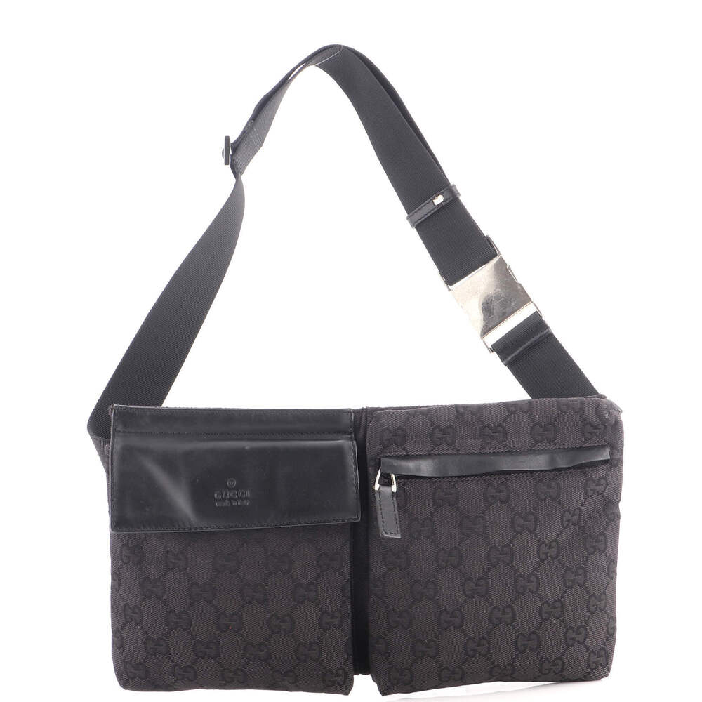 Gucci Vintage Double Belt Bag